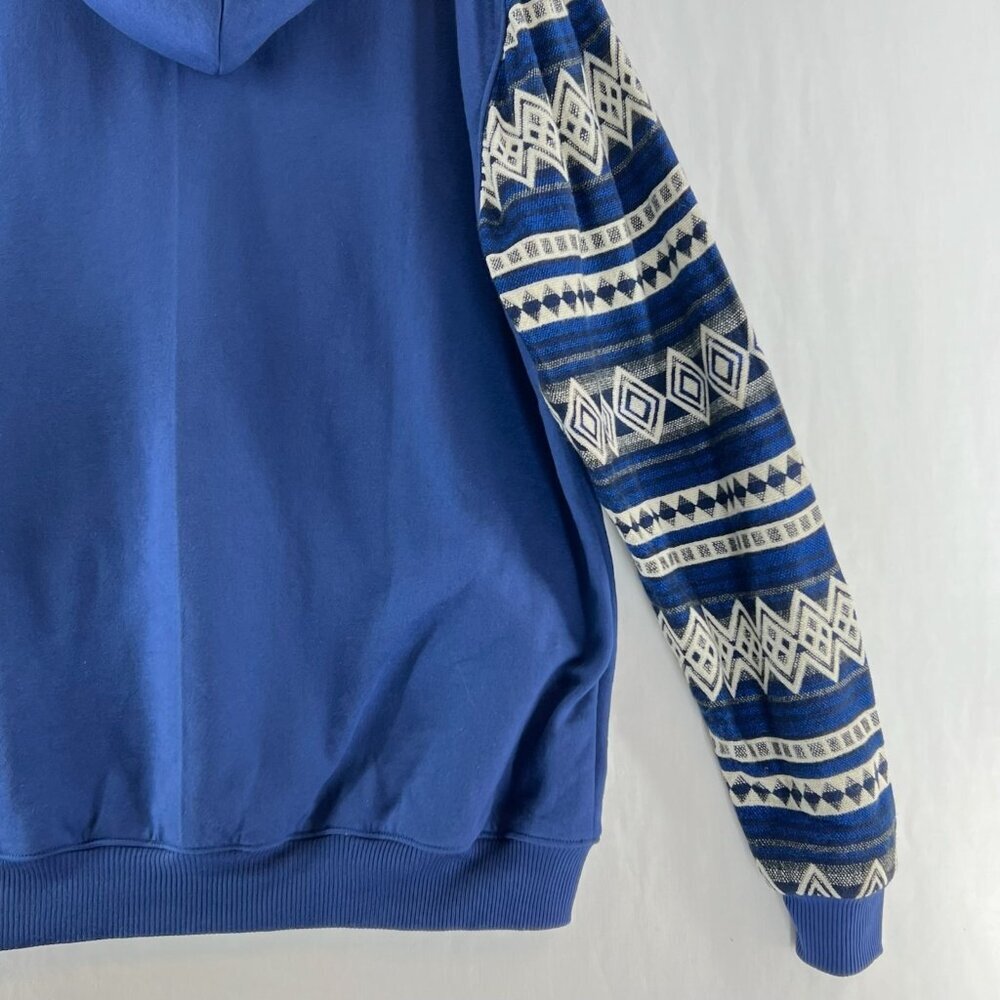 Dallas Cowboys Vigor Hoodie Men XL Geometric Pullover Southwestern Sporty Blue - Picture 9 of 15